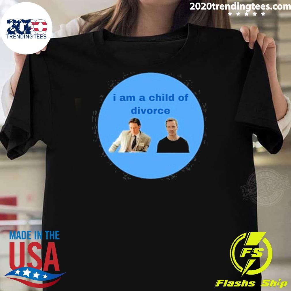 Official James Mcavoy X Michael Fassbender I Am A Child Of Divorce T-shirt