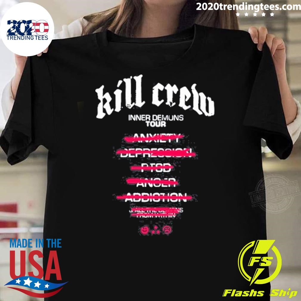 Official Kill Crew Inner Demons Tour T-shirt