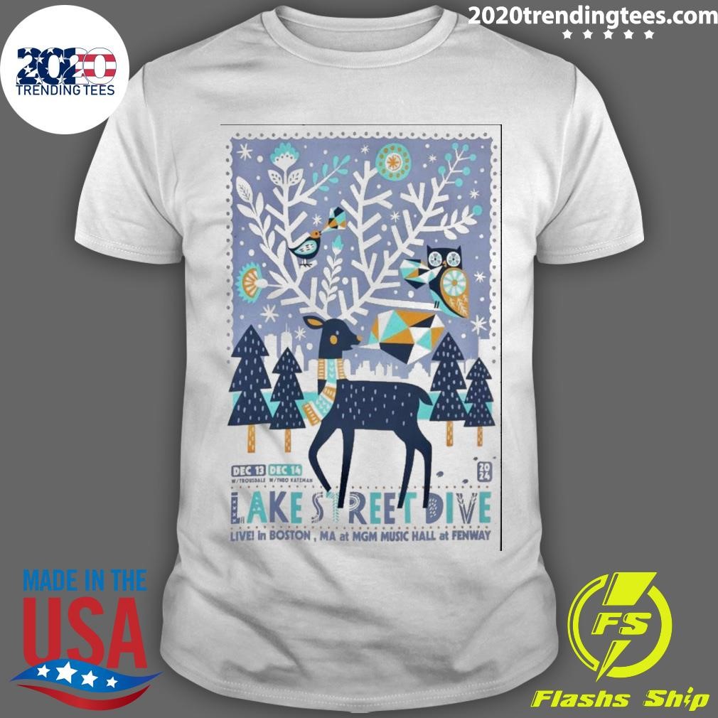 Official Lake Street Dive Dec 13-14 2024 Boston MA Poster T-Shirt