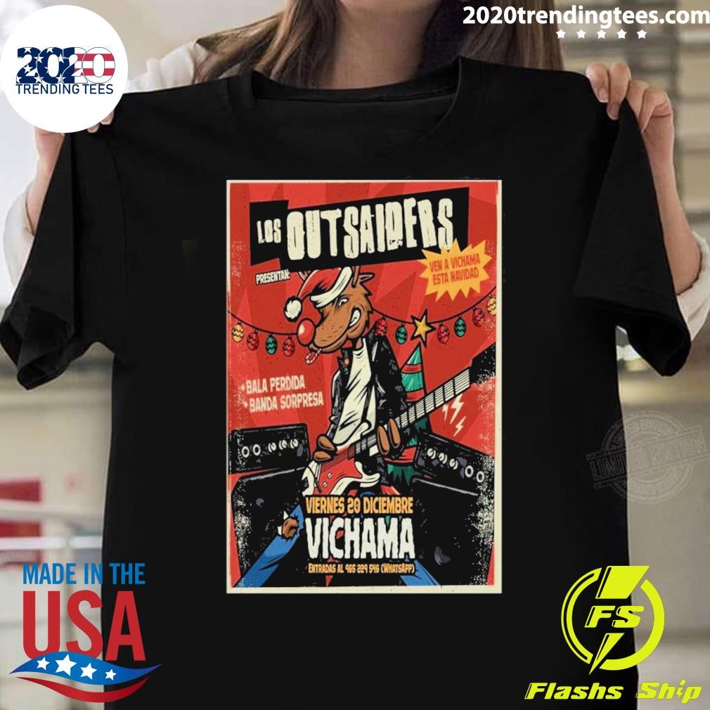 Official Los Outsaiders Vichama Conciertos Lima Dec 20 2024 Poster T-shirt