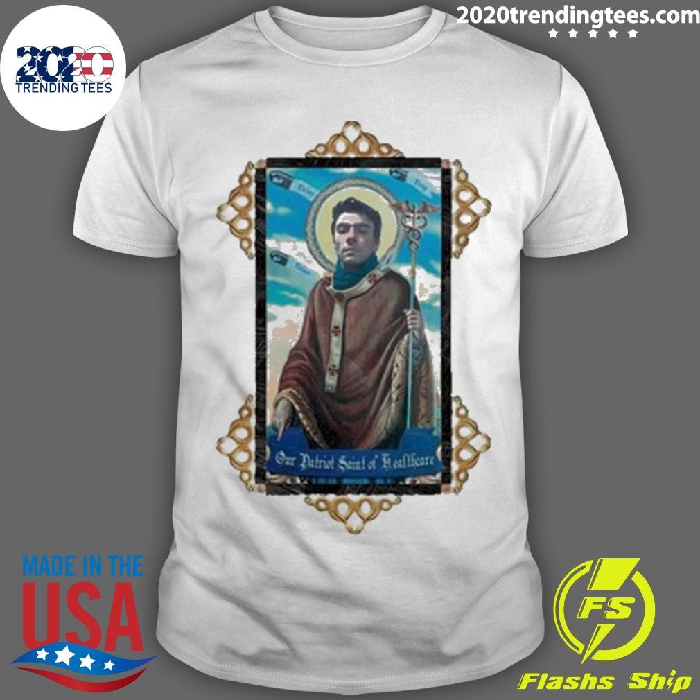 Official Luigi Mangione Our Patriot Saint Of Healthcare T-shirt