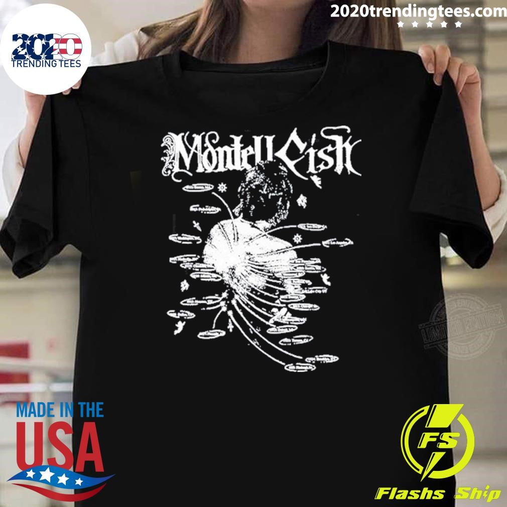 Official Montell Fish 2024 Charlotte North American Tour T-shirt