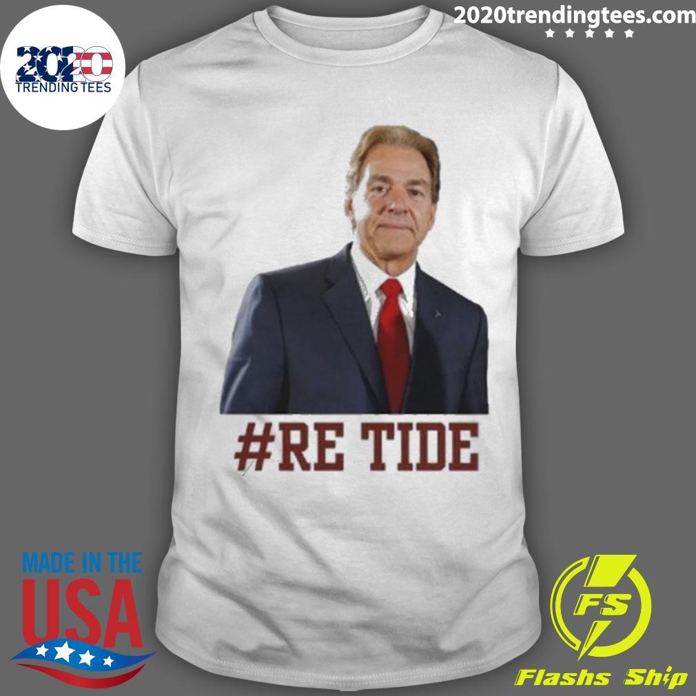 Official Nick Saban T-shirt Saban Re Tide Retired T-shirt