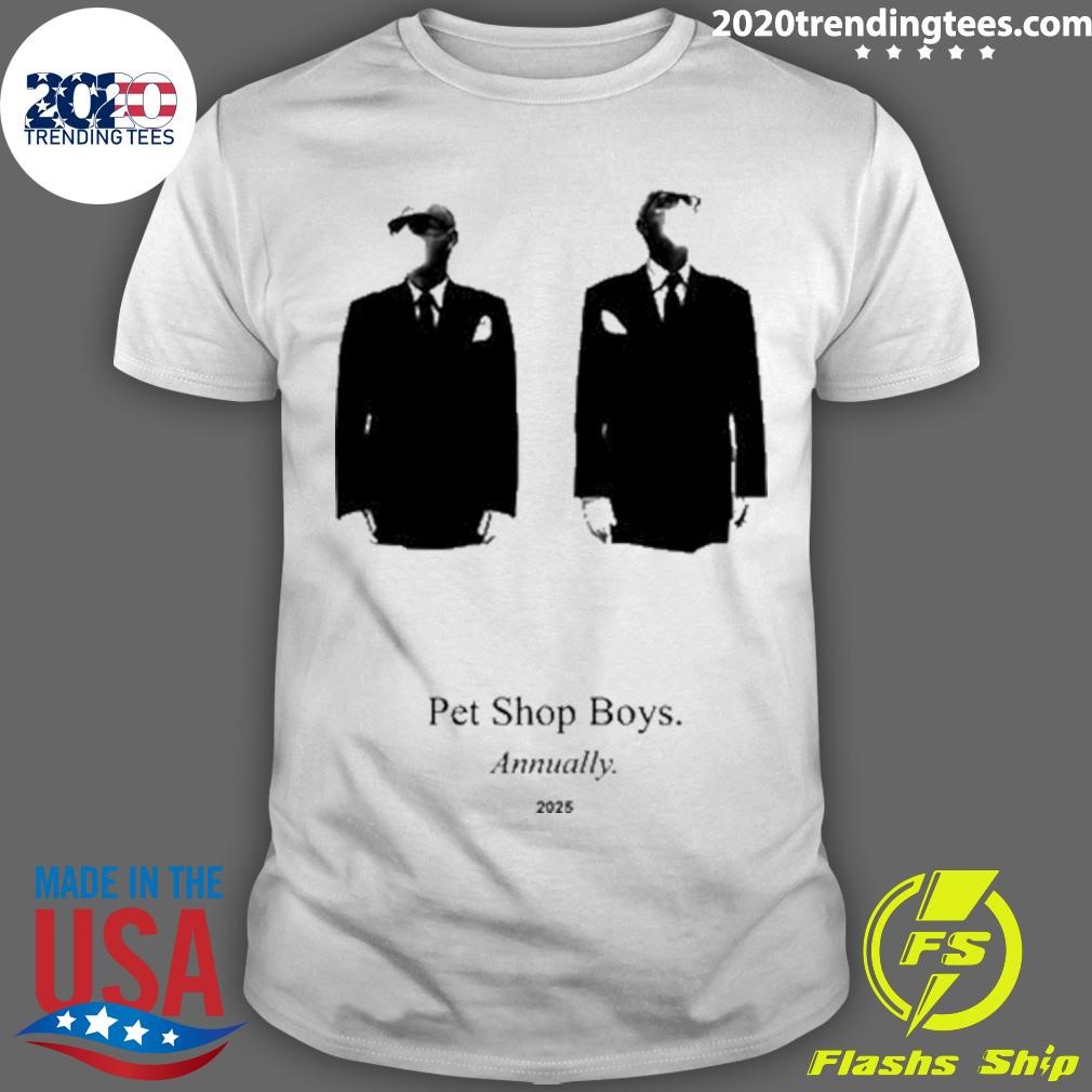 Official Pet s Boys Annually 2025 New T-shirt