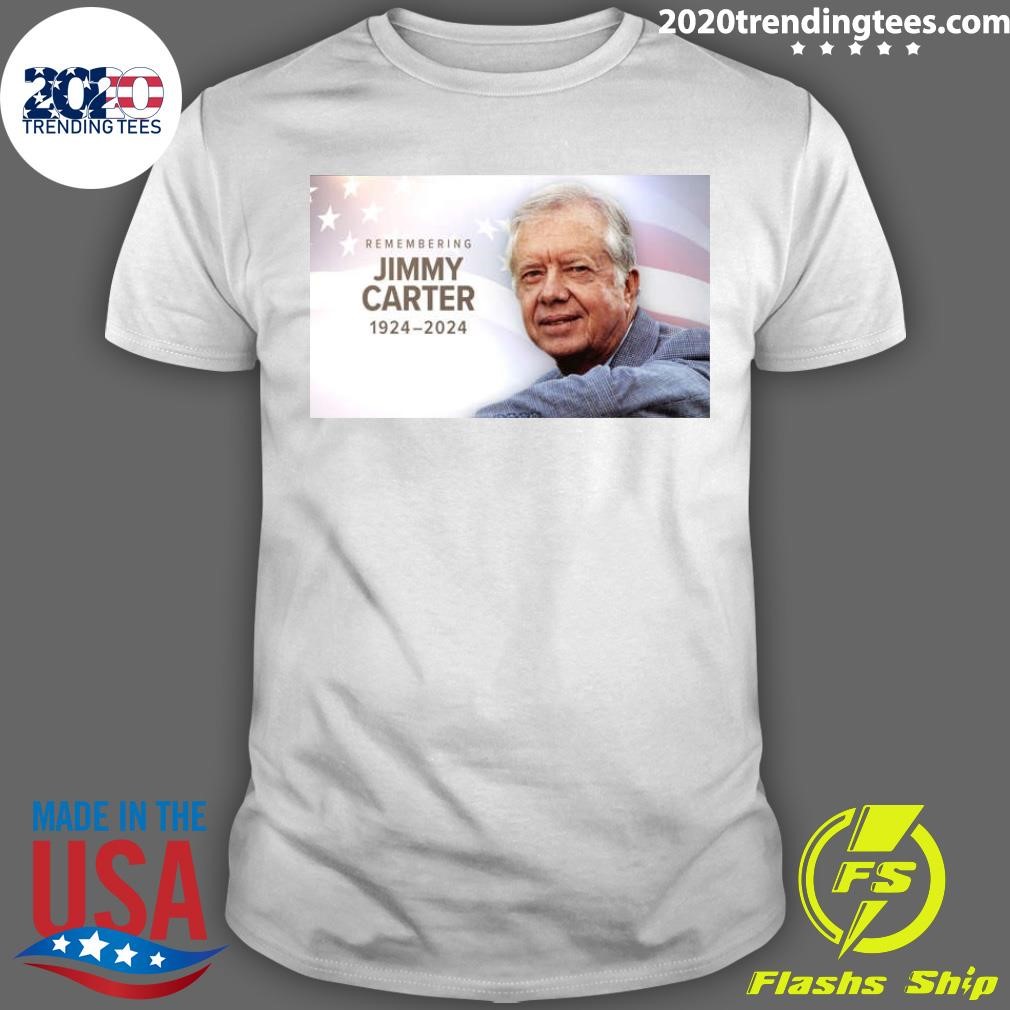 Official Remembering Jimmy Carter 1924-2024 T-shirt