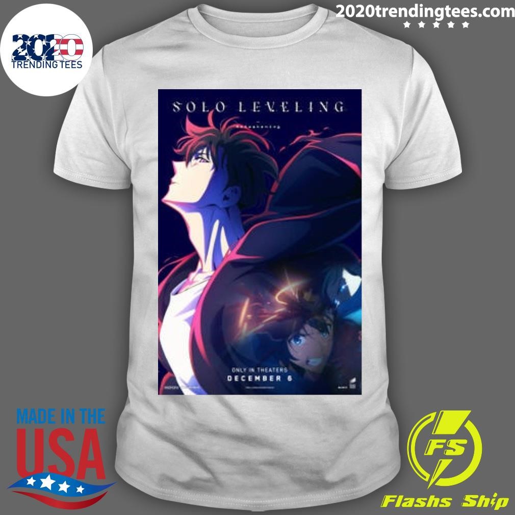 Official Solo Leveling Reawakening Only In Theaters December 2024 T-shirt