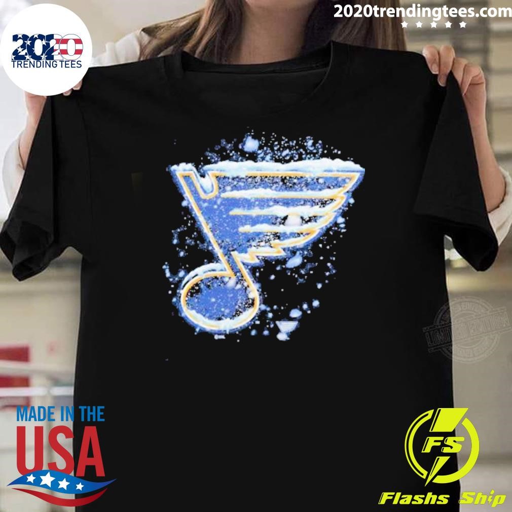 Official St. Louis Blues Snow 2025 T-shirt