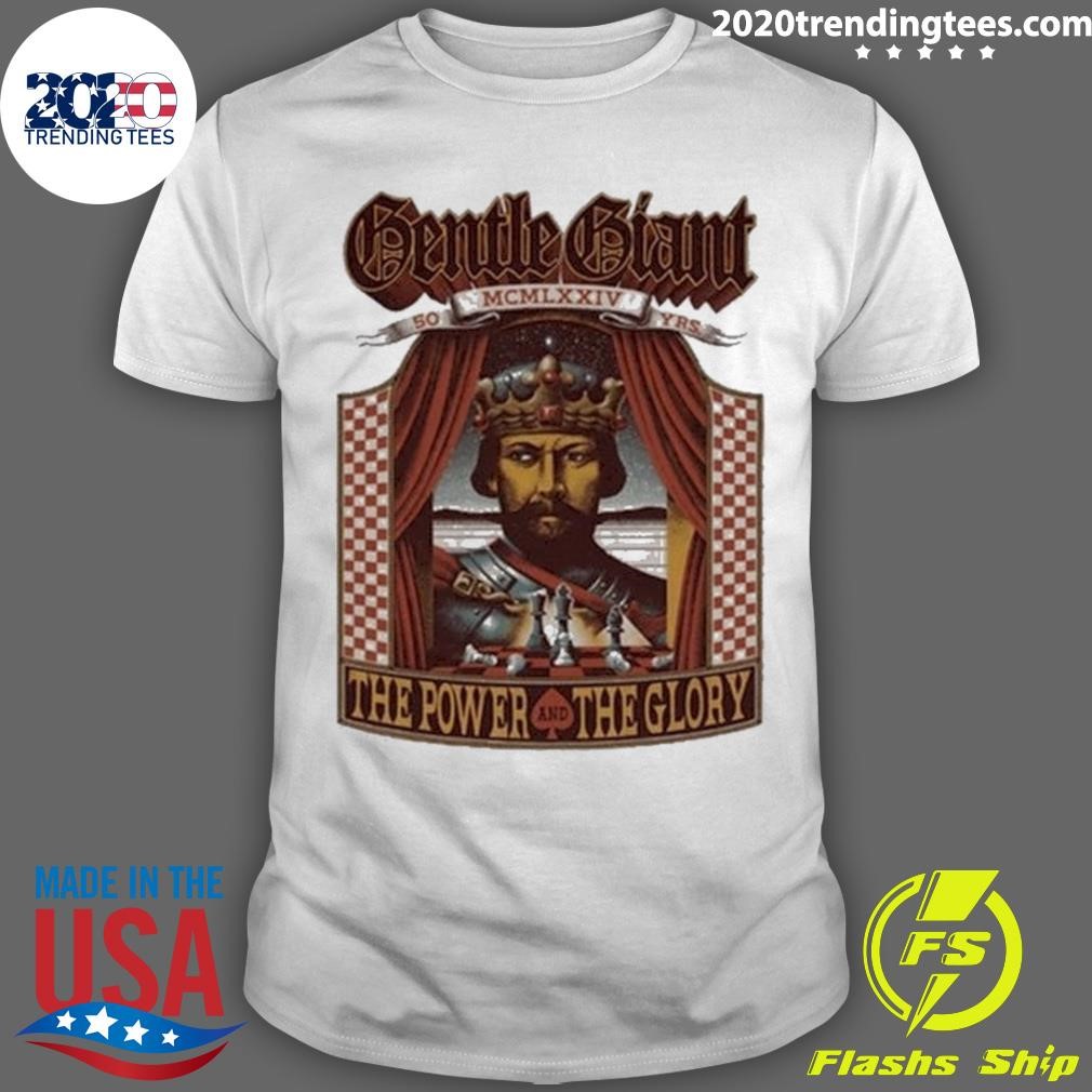 Original 50th Anniversary of Gentle Giant The Power and The Glory T-shirt