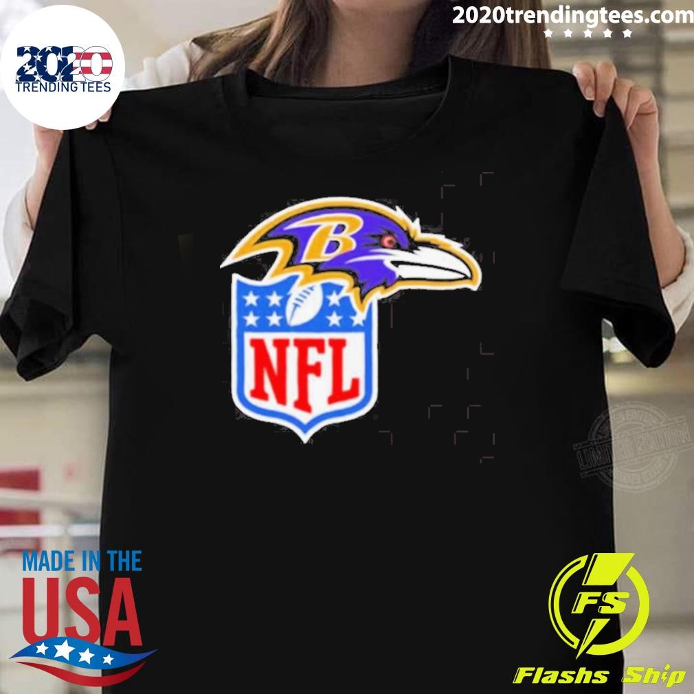 Original Baltimore Ravens X Nfl Logo T-shirt