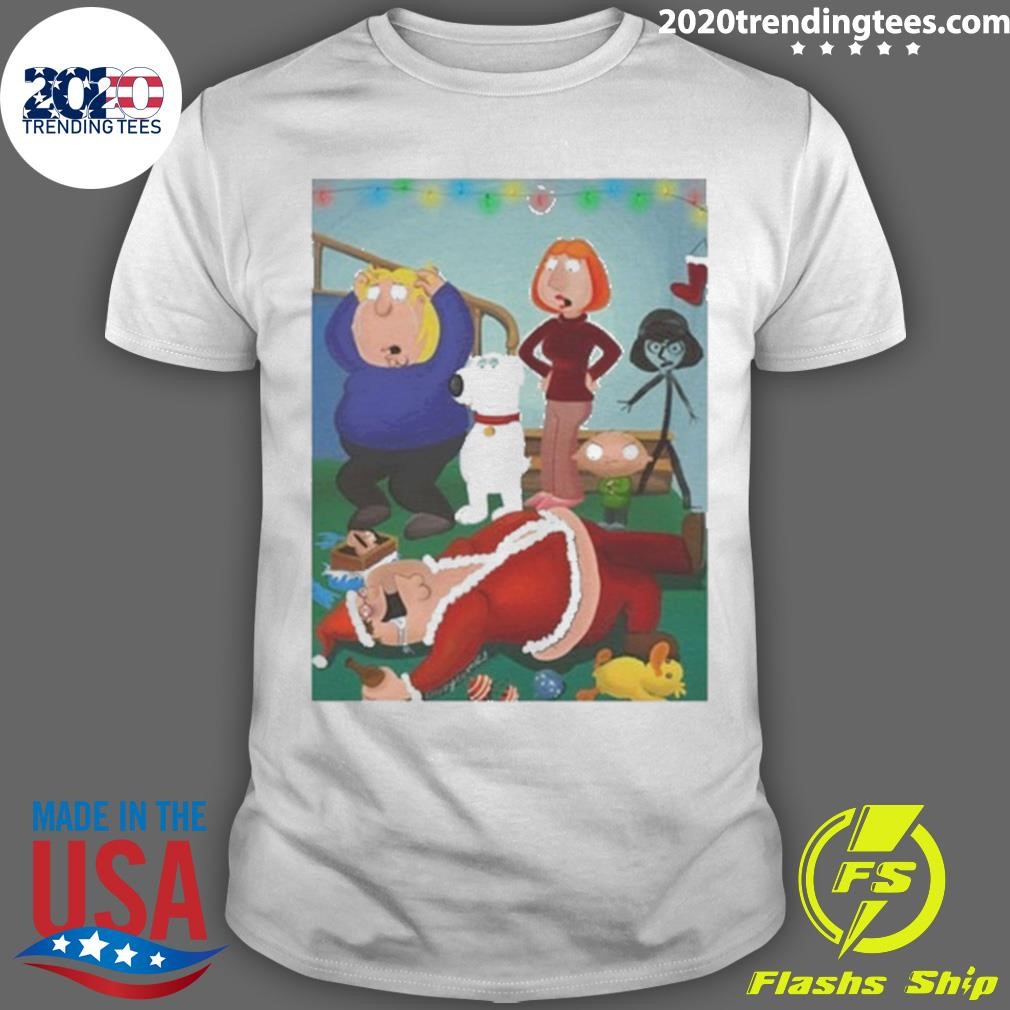 Original Doozy Comics Family Guy Christmas T-shirt