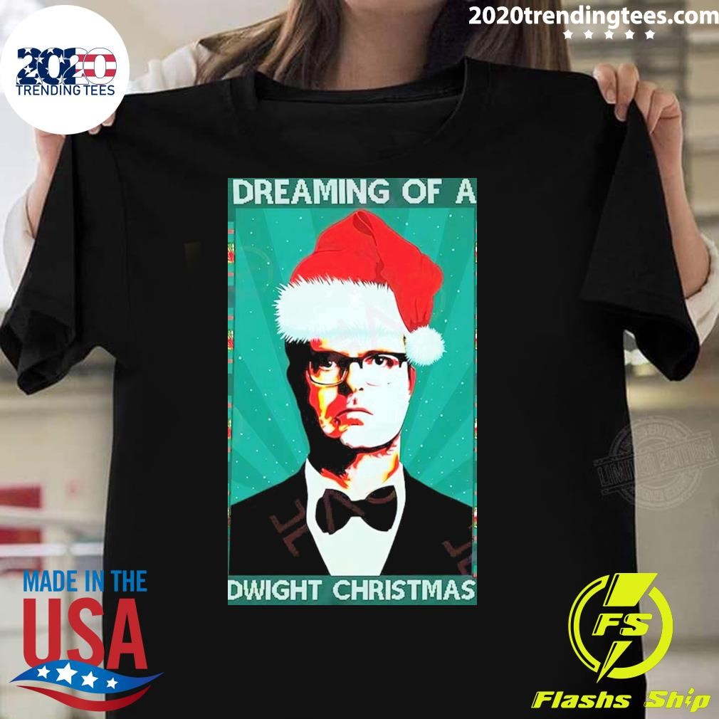 Original Dreaming Of A Dwight Christmas Sweater T-shirt