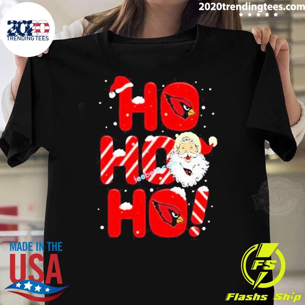 Original Ho Ho Ho Arizona Cardinals Santa Claus Christmas T-shirt