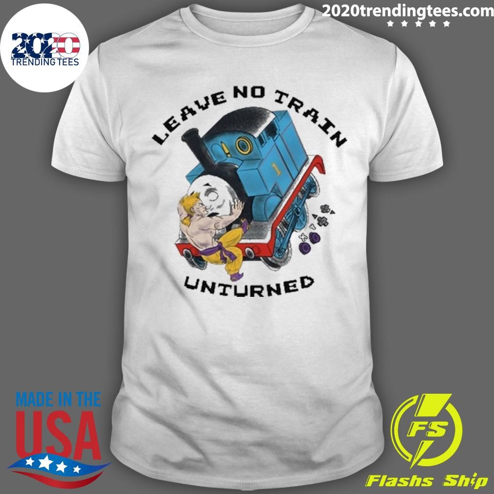 Original Leave No Train Unturned T-shirt