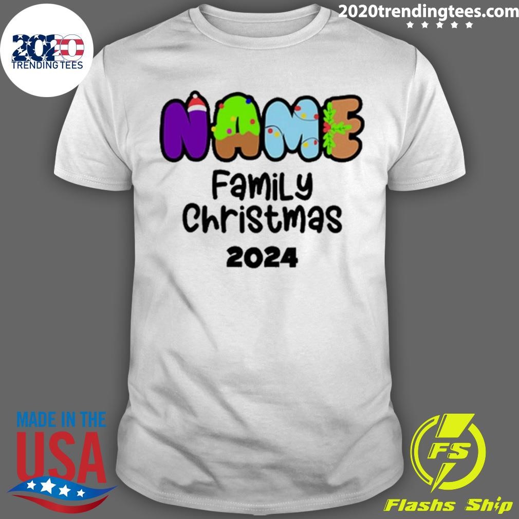 Original NAME Family Christmas 2024 T-shirt