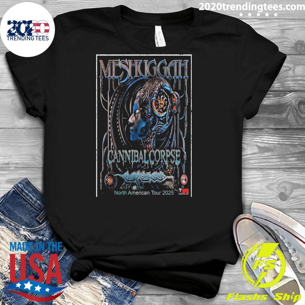 Original North American Tour 2025 Meshuggah & Cannibal Corpse T