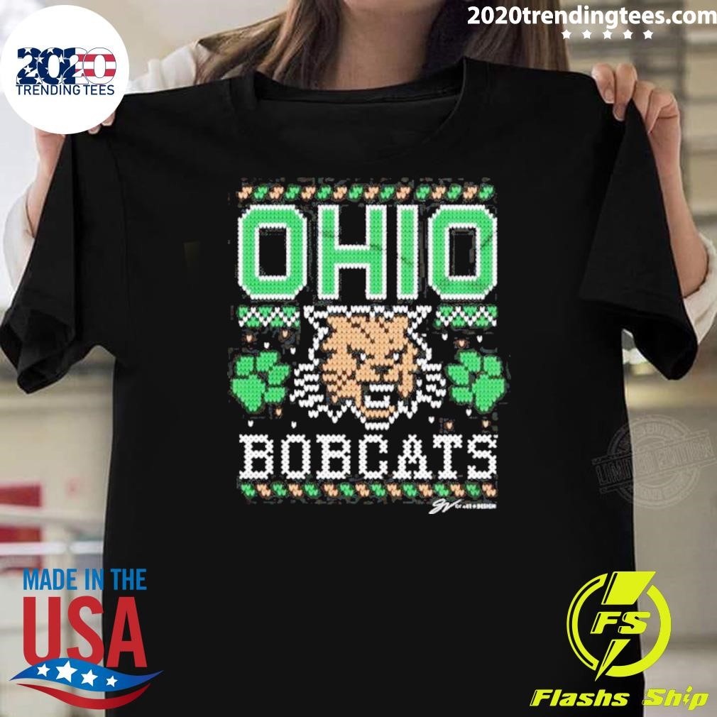 Original Ohio Bobcats Swishmas Ugly Christmas 2024 T-shirt