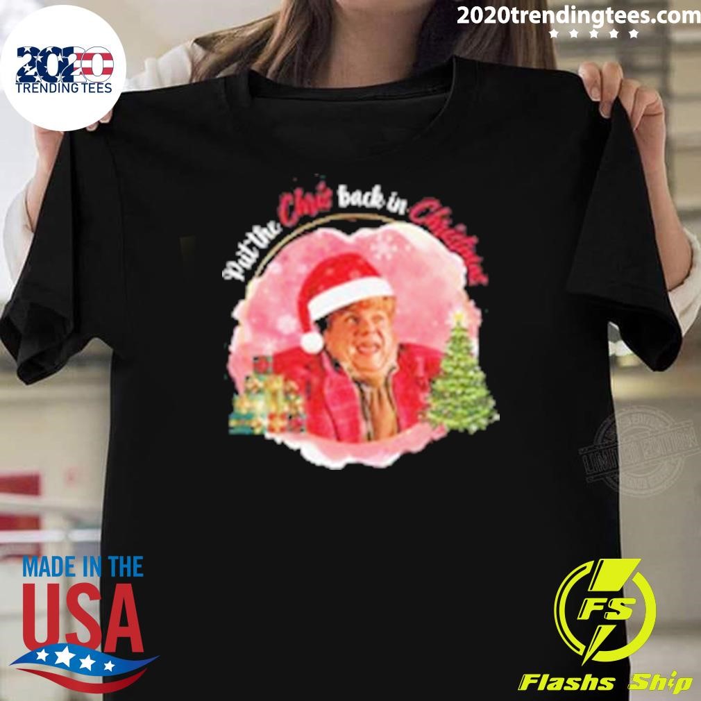 Original Put The Chris Back In Christmas 2024 T-shirt