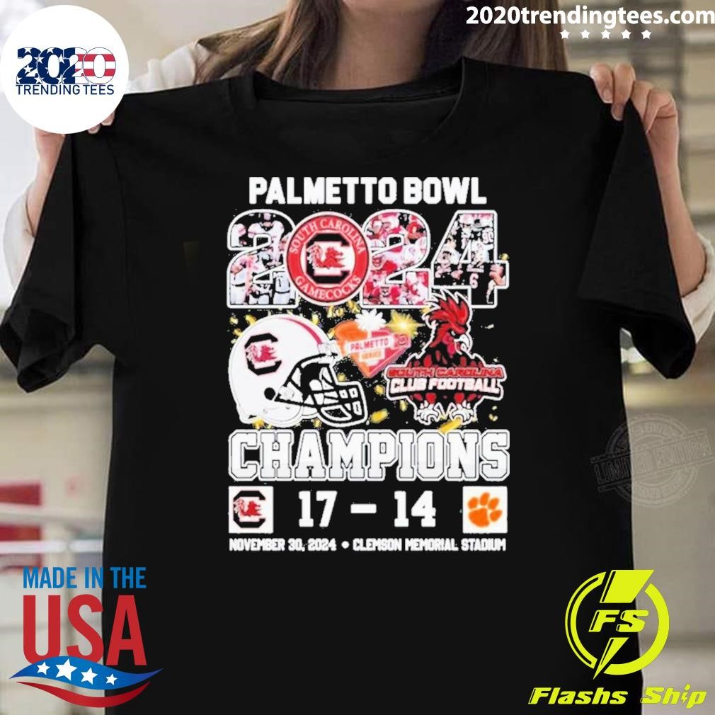 Original South Carolina Gamecocks Palmetto Bowl 2024 Champions Beat Clemson T-shirt