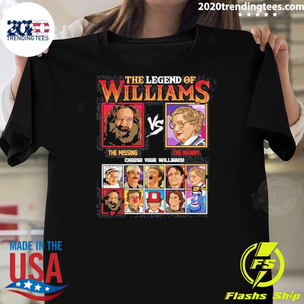 Original The Legend Of Williams Robin Williams Vs T-shirt