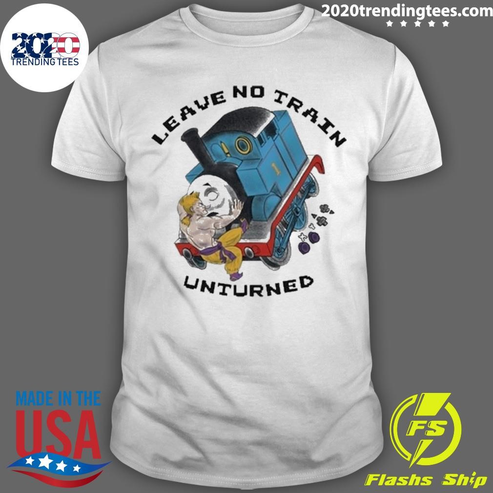 Original Theyetee Leave No Train Unturned T-shirt