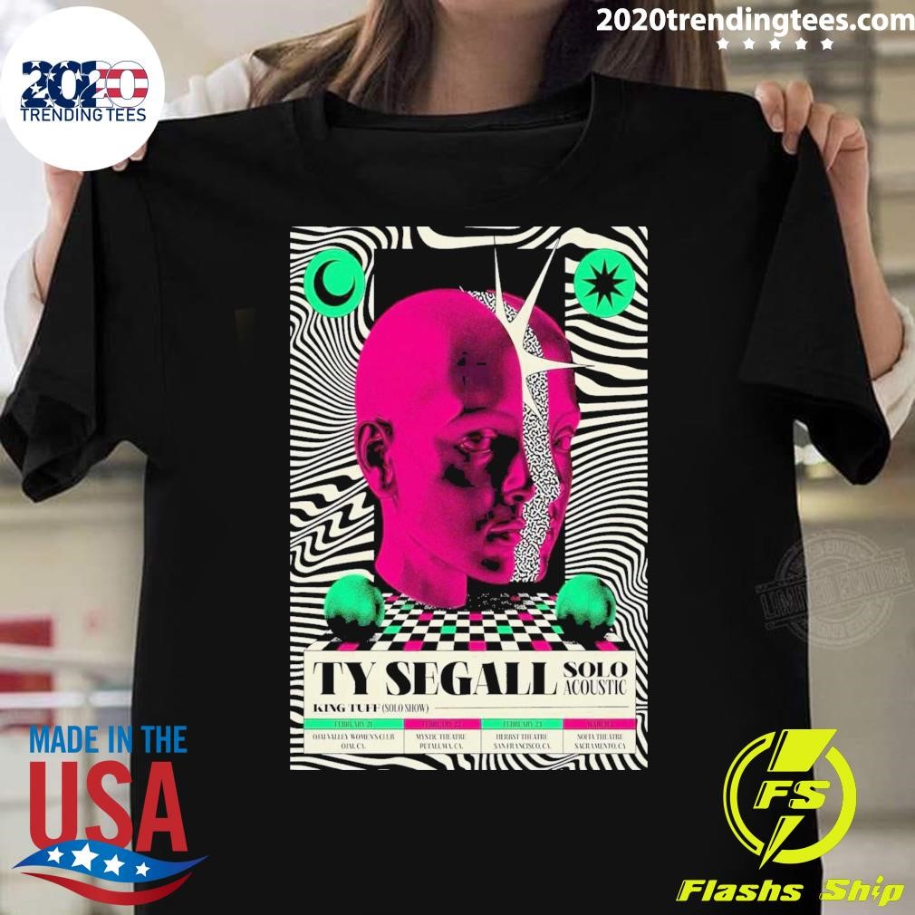 Original Ty Segall King Tuff Solo Shows Acoustic 2025 T-shirt