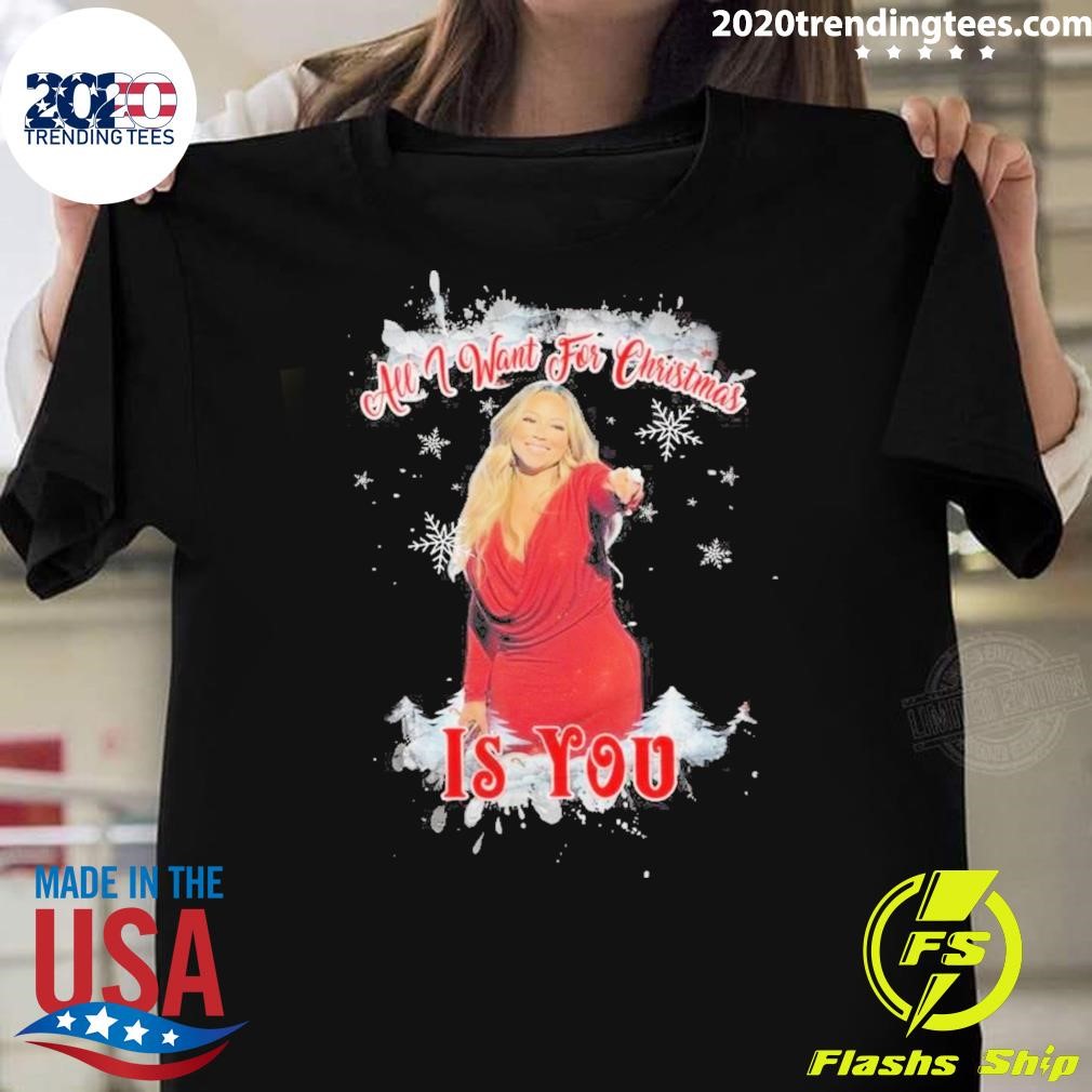 Premium All I Want For Christmas Is You Mariah Carey Future T-shirt