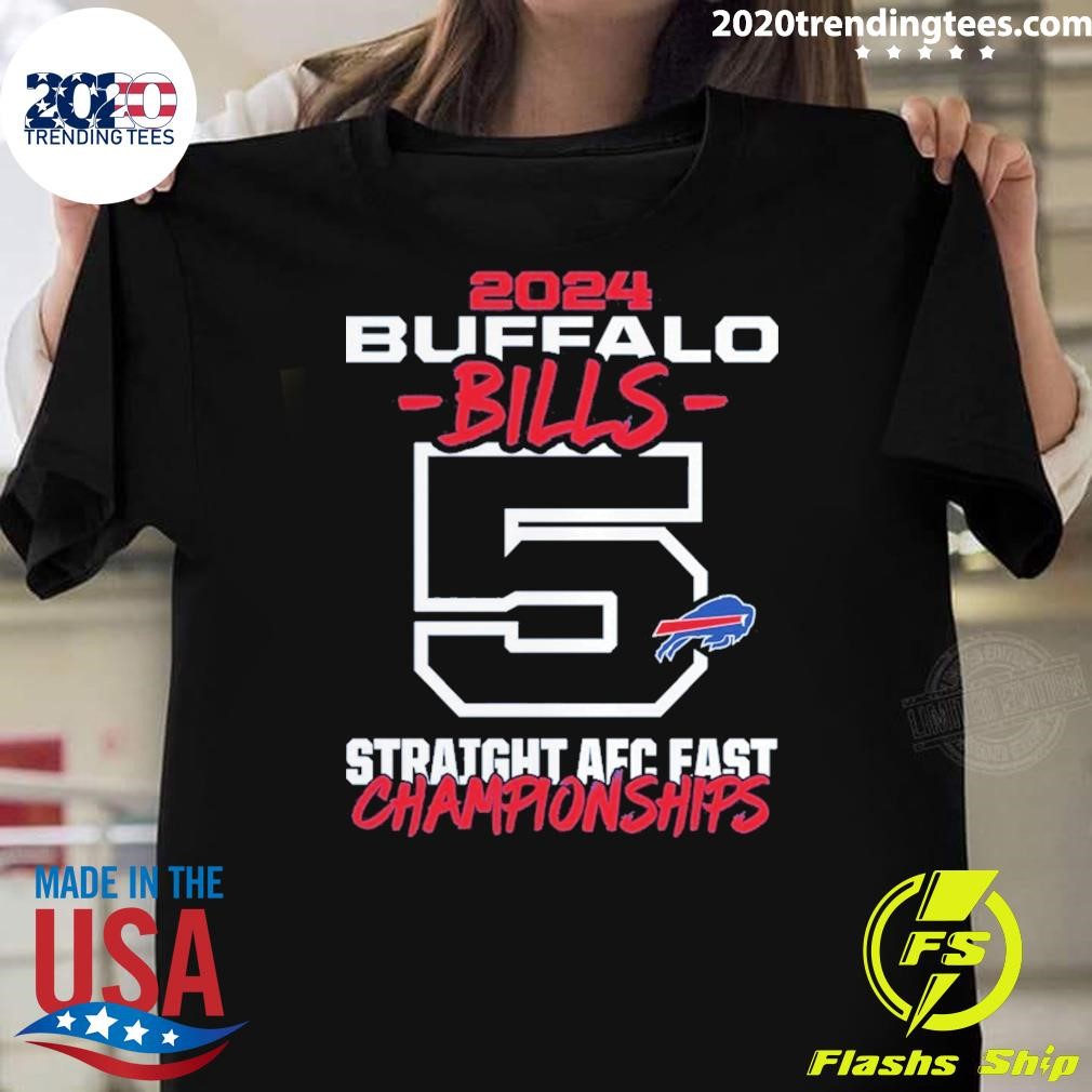 Premium Buffalo Bills Five-straight Afc East Division Championships T-shirt