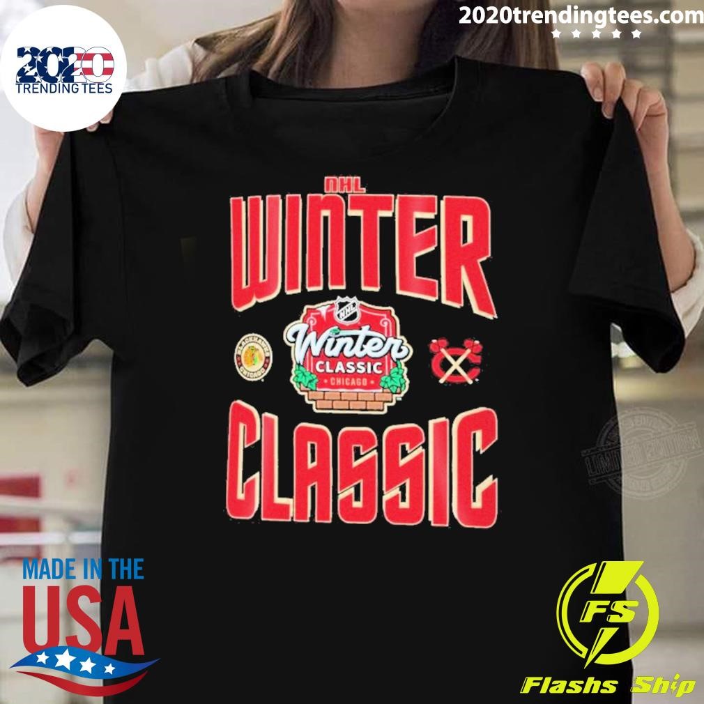 Premium Chicago Blackhawks 2025 Nhl Winter Classic Game Day T-shirt