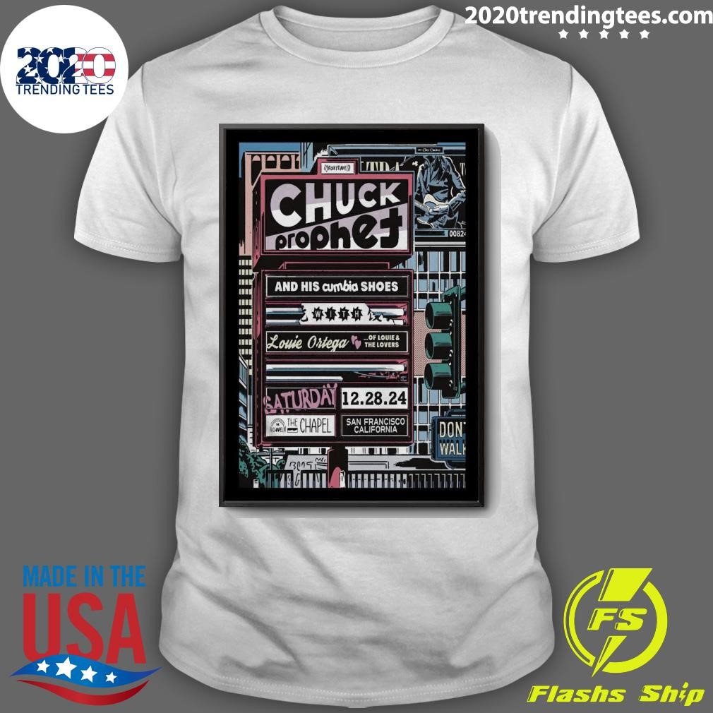 Premium Chuck Prophet December 28 2024 The Chapel In San Francisco CA Poster T-shirt