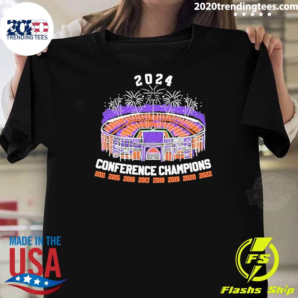 Premium Clemson Tigers 2024 Another Conference Championship Stadium T-shirt