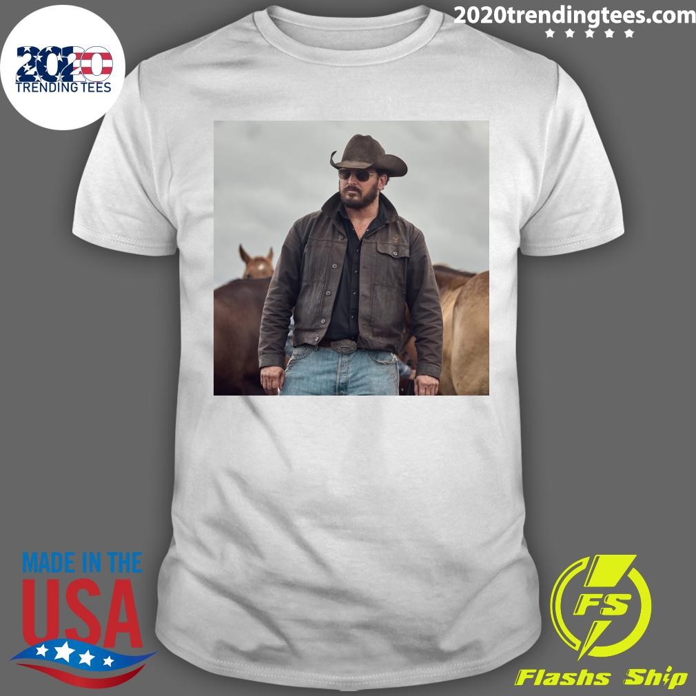 Premium Cole Hauser as Rip Wheeler on Yellowstone T-shirt