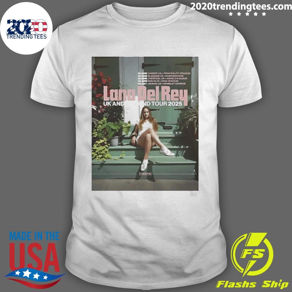 Premium Concert Dublin Lana Del Rey 2025 Poster T-shirt