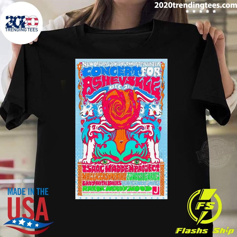 Premium Concert For Asheville Dec 21 2024 In New Orleans LA T-shirt