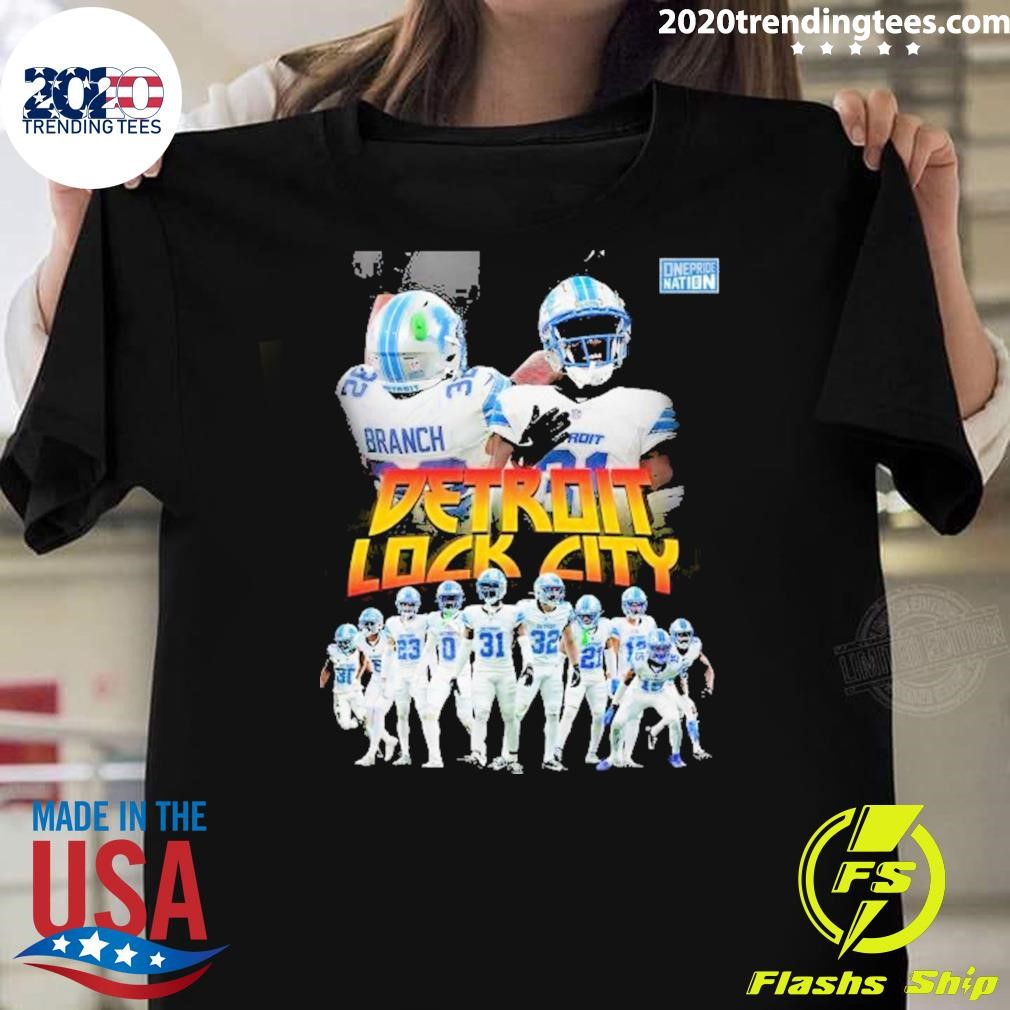 Premium Detroit Lions Detroit Lock City T-Shirt