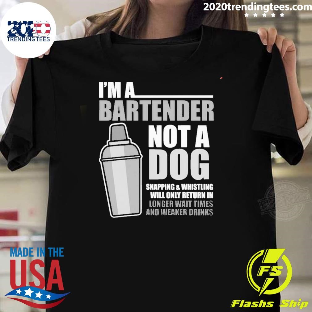 Premium I’m A Bartender Not A Dog T-shirt