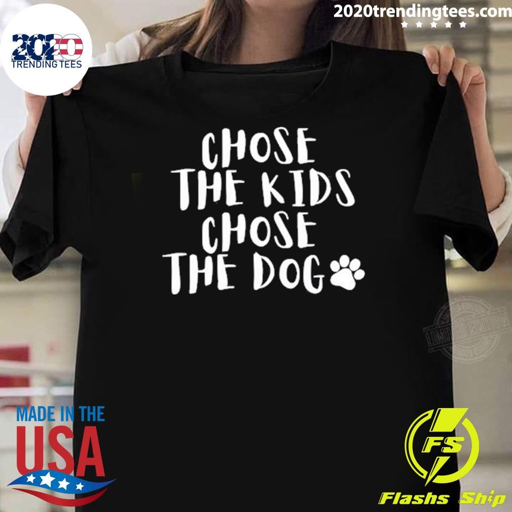 Premium Janelle Says Chose The Kids Chose The Dog Tee T-shirt