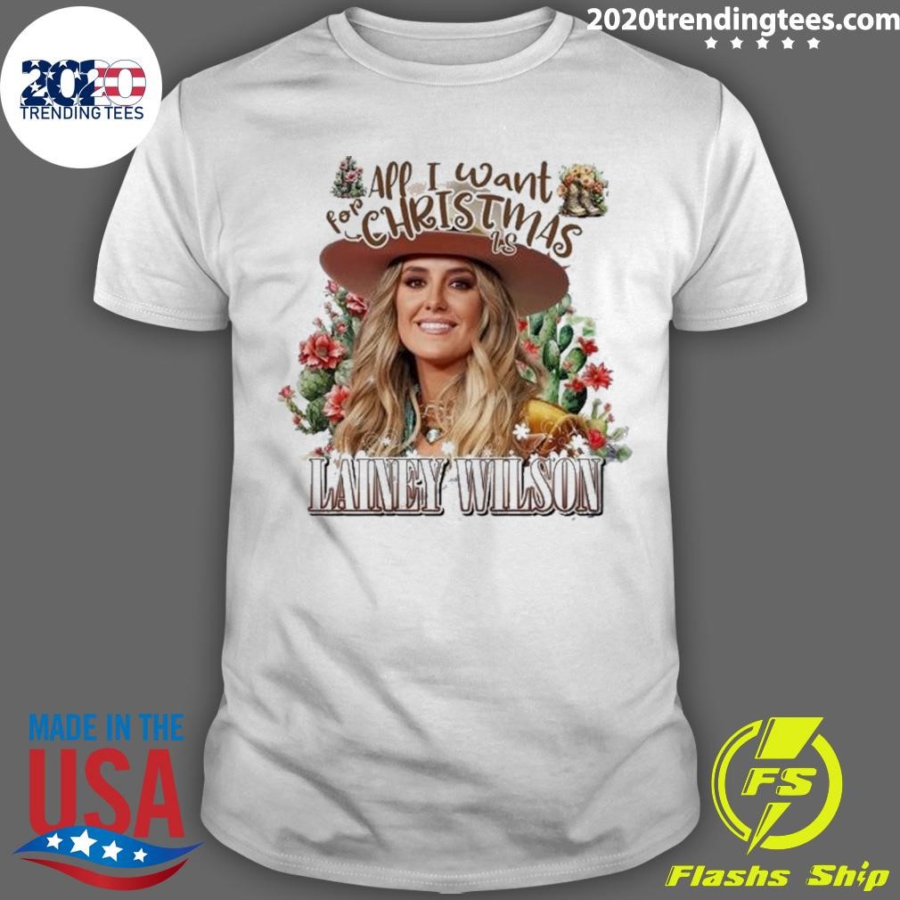 Premium Lainey Wilson All I Want For Christmas T-shirt