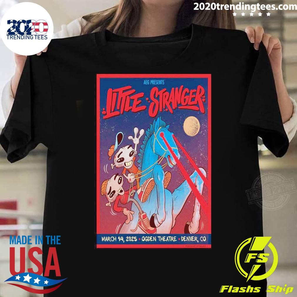 Premium Little Stranger Denver CO March 14 2025 T-shirt