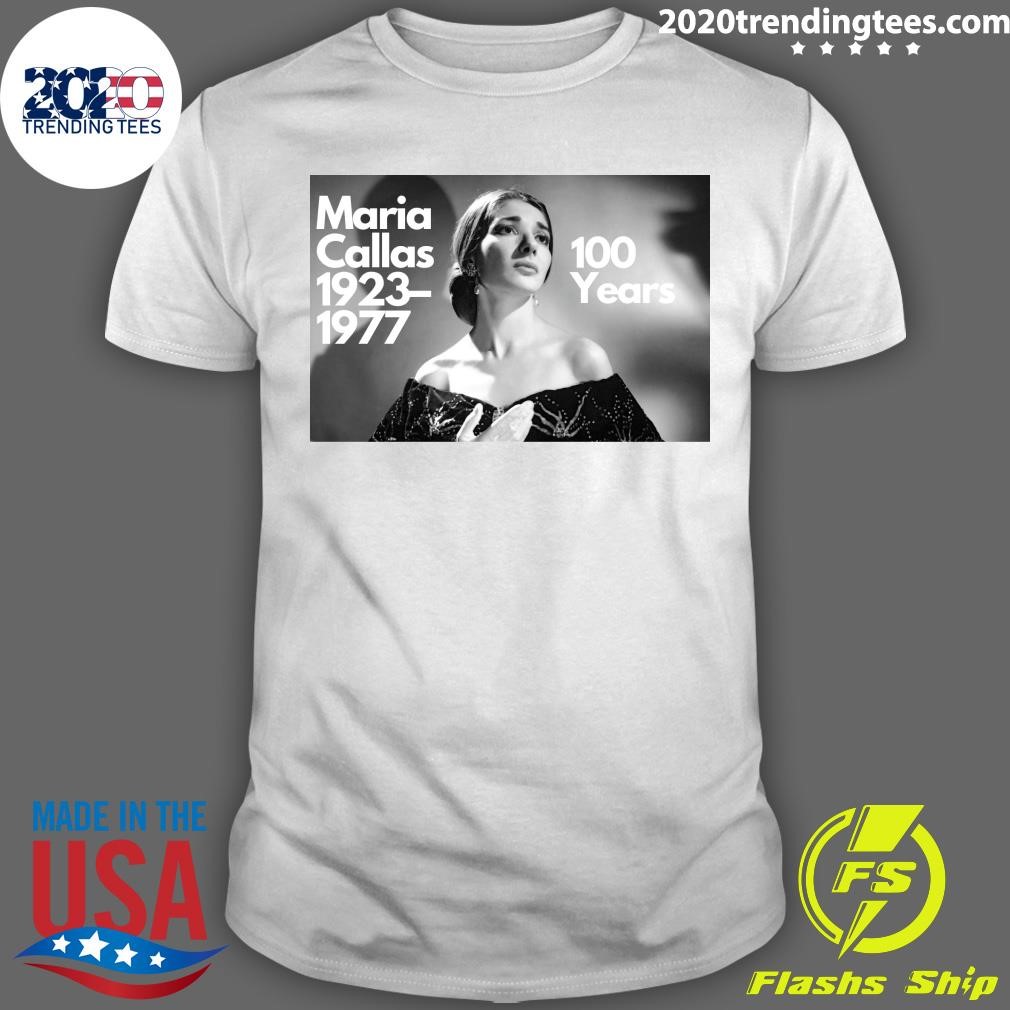 Premium Maria Callas 1923- 1977 100 Years T-shirt