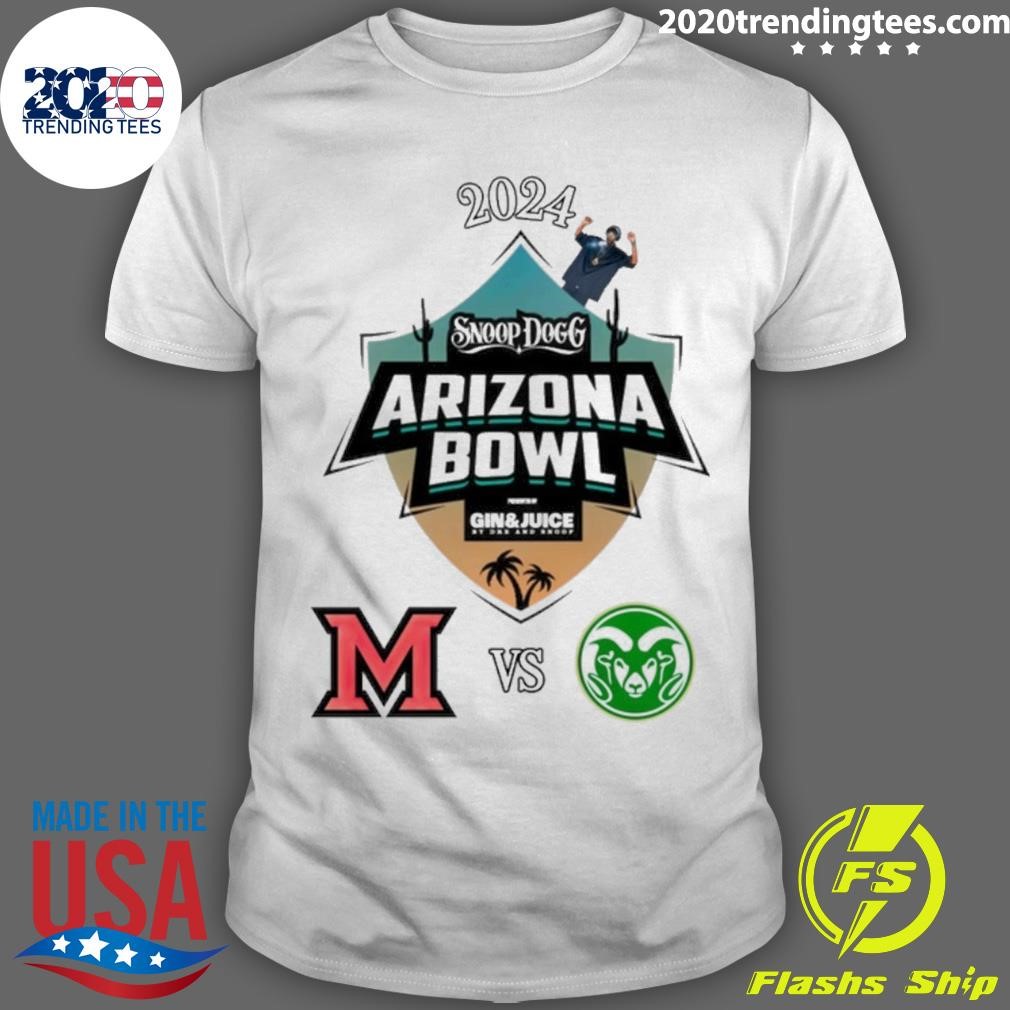 Premium Miami (OH) vs. Colorado State2024 Snoop Dogg Arizona Bowl T-shirt