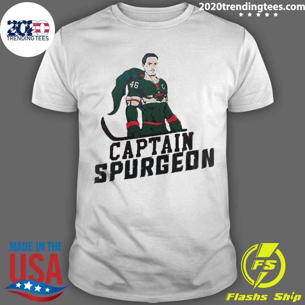 Premium Minnesota Wild Captain Spurgeon 2024 T-shirt