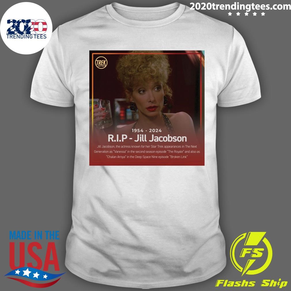 Premium Rip StarTrek's Jill Jacobson 1954-2024 T-shirt