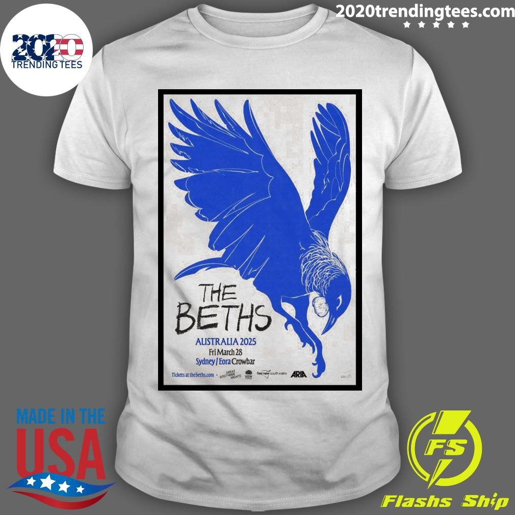 Premium The Beths Eora Crowbar In Sydney Australia March 28 2025 T-shirt