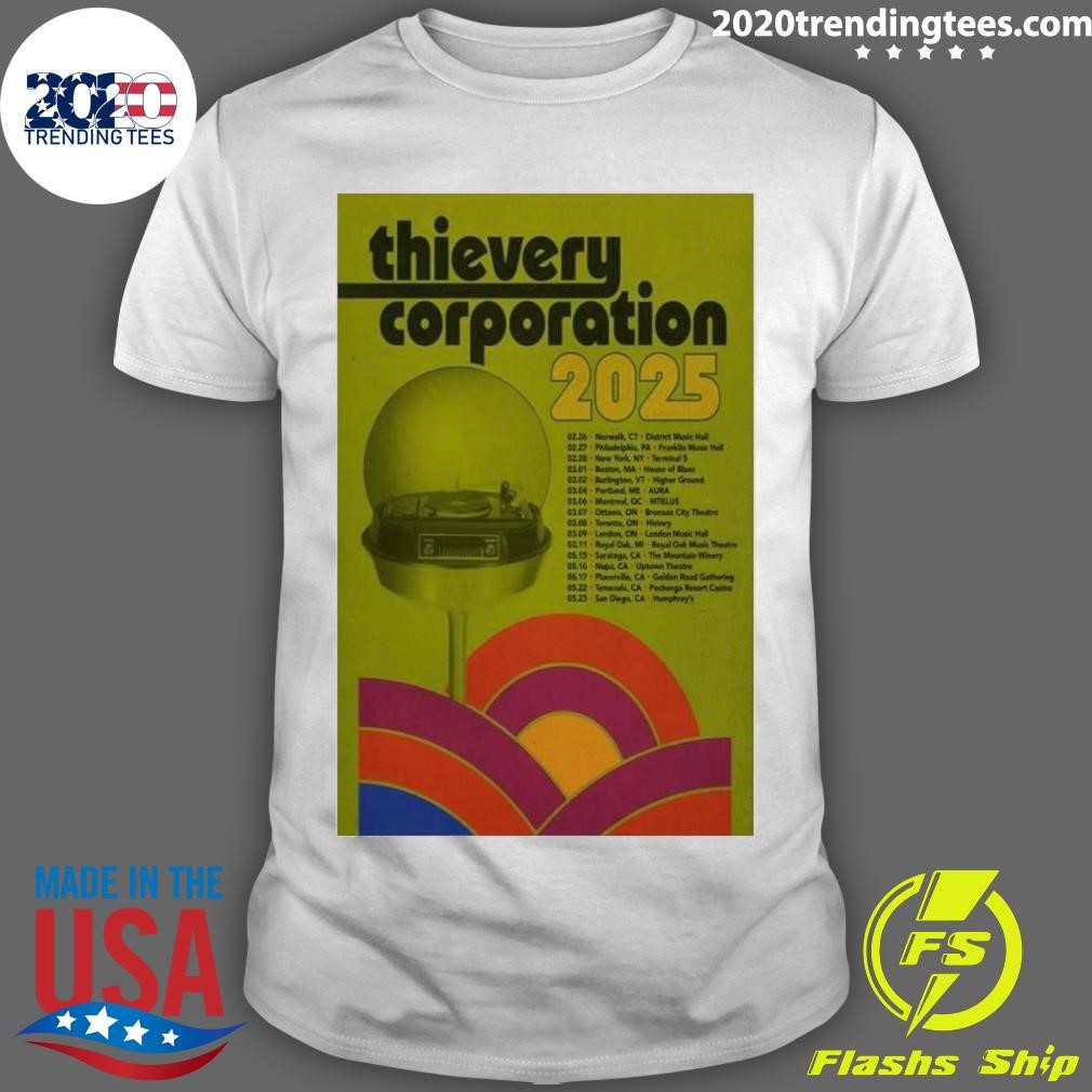 Premium Thievery Corporation Fall Tour 2025 T-shirt