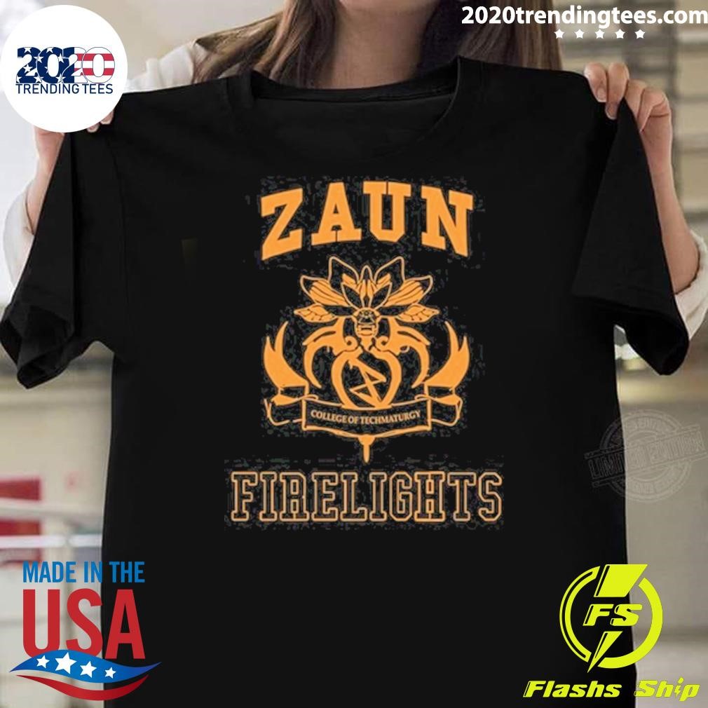 Premium Zaun Firelights College Of Chromaturgy T-shirt