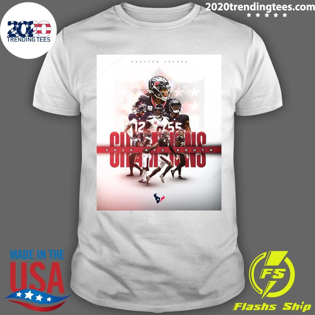 Top AFC South Champions Houston Texans 2024 AFC South T-shirt