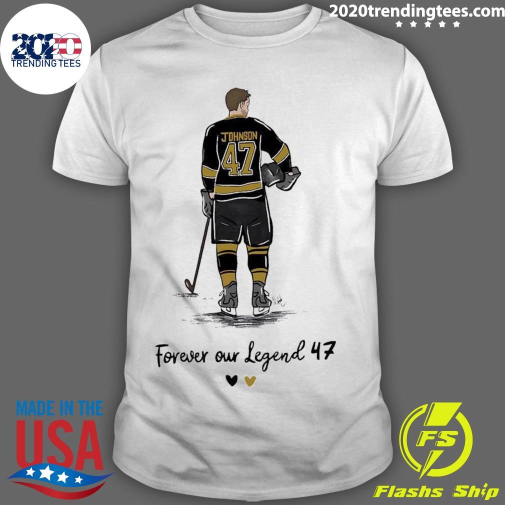 Top Adam Johnson Pittsburgh Penguins Hockey Forever Our Legend 47 T-shirt