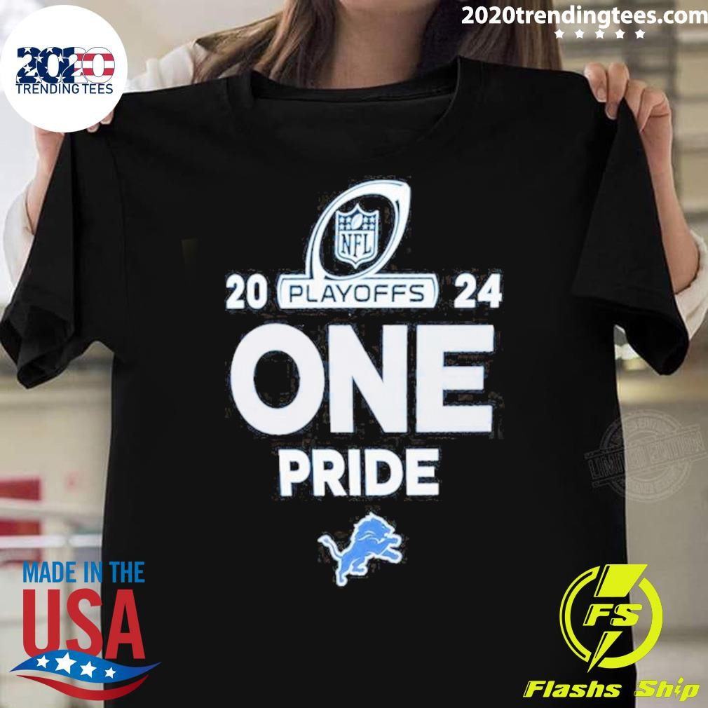 Top Detroit Lions 2024 NFL Playoffs T-Shirt