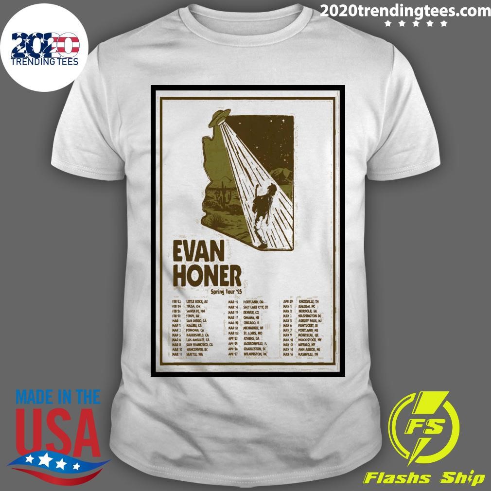 Top Evan Honer Spring Tour 25 T-shirt