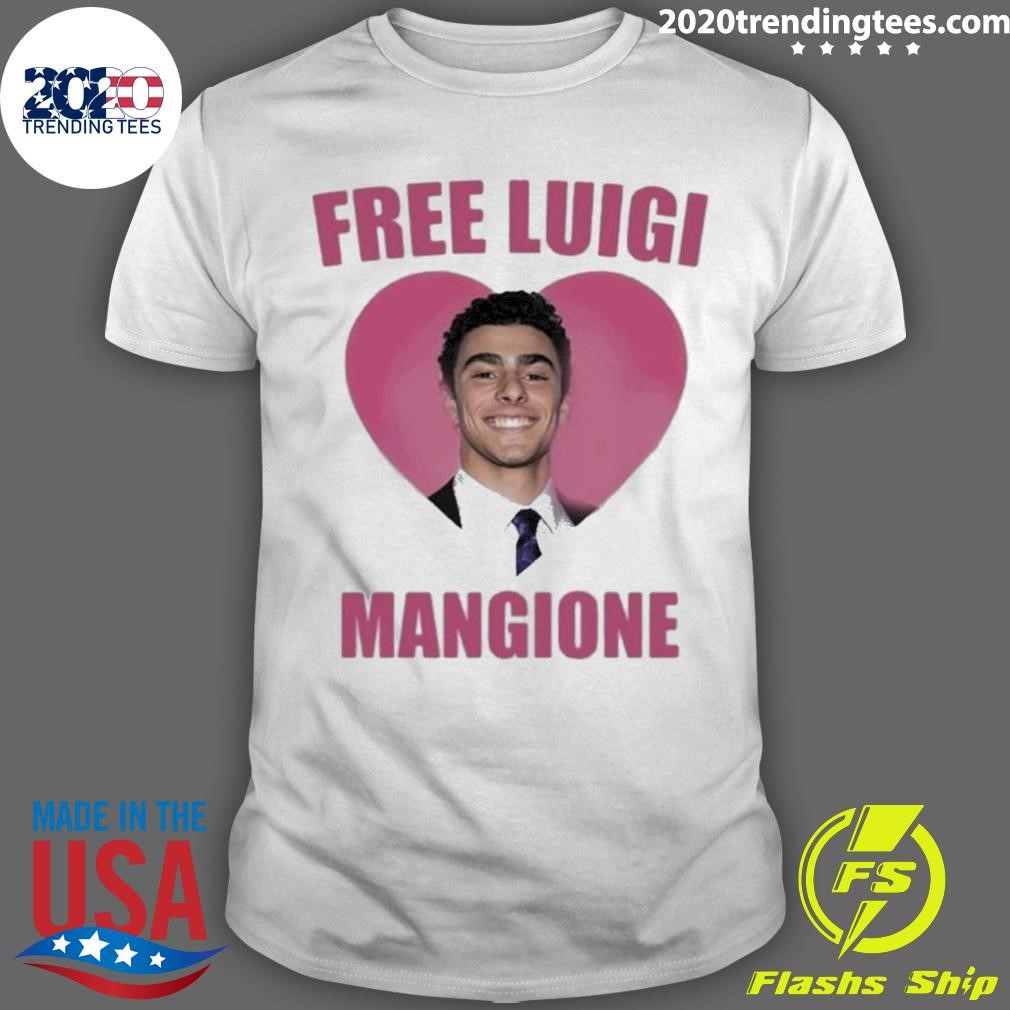 Top Free Luigi Mangione T-shirt